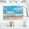 Designart - Indian Ocean Panoramic View - Extra Large Seashore Canvas Art
